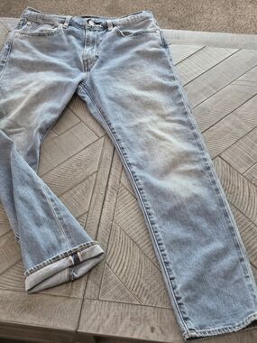 Levi’s Premium 502 Selvedge Jeans Men 32x30 Turn Key Taper Hemp Stretch